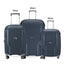 Delsey Paris Clavel 3 Piece Luggage Set 55+70+83Cm