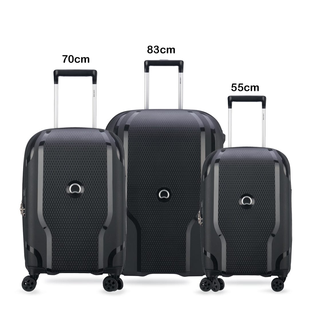 Delsey Paris Clavel 3 Piece Luggage Set 55+70+83Cm