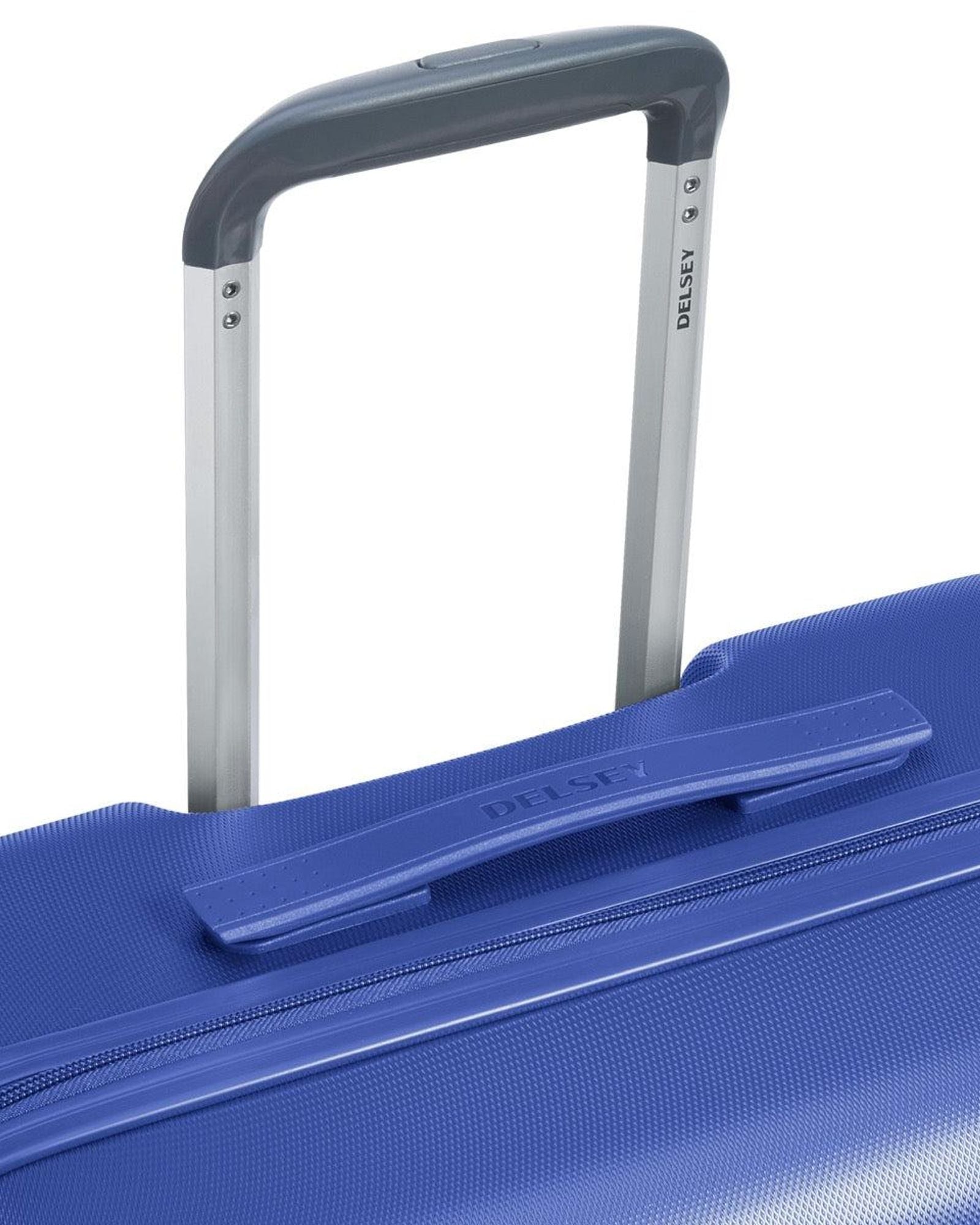 Delsey Paris Lagos 2Piece Set 55+76Cm Hardcase 4 Double Wheel Cabin & Check-In Luggage Trolley Deep Blue + Free  Agreable Backpack