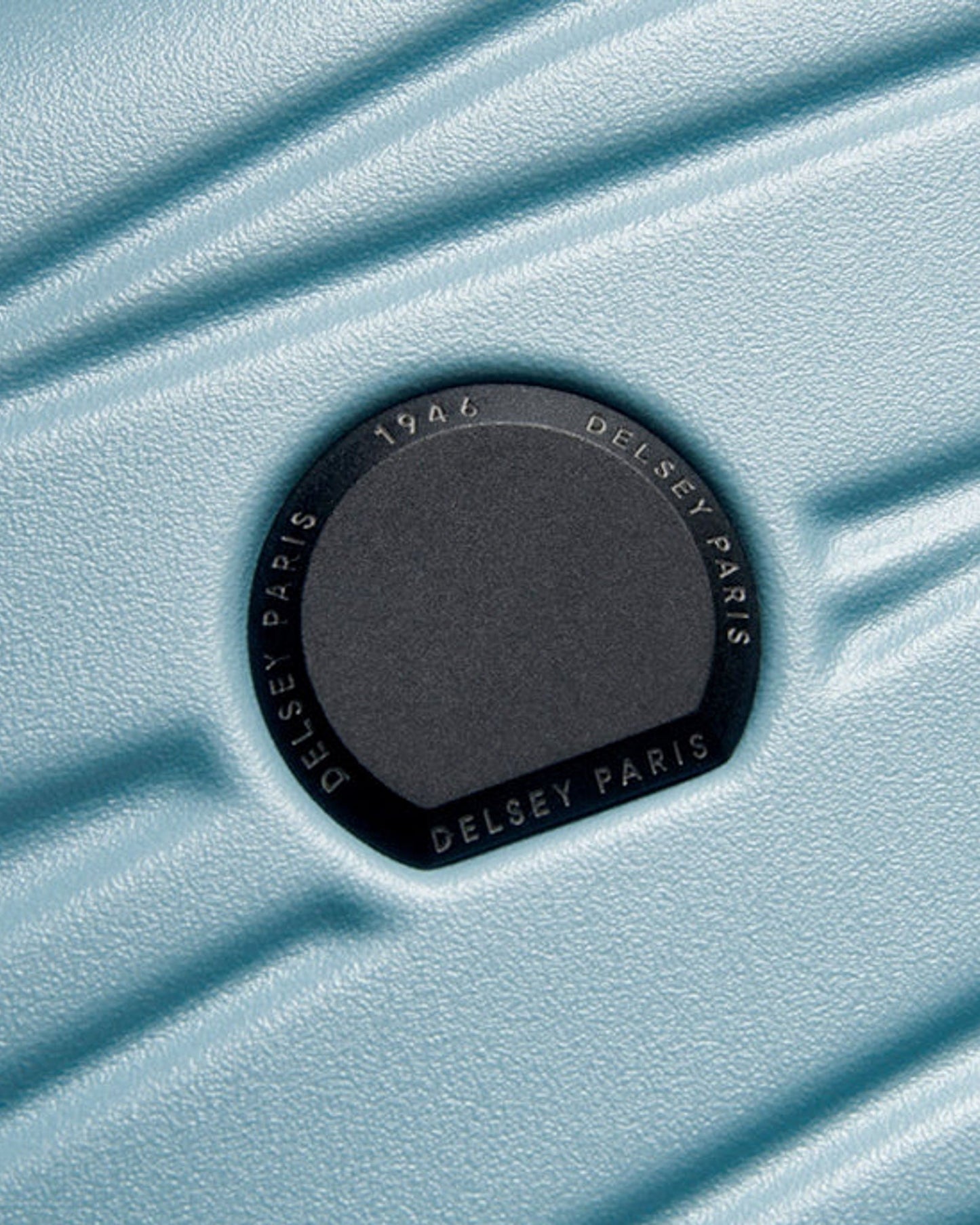 Delsey Paris Tiphanie 55+70+82Cm Hardcase 4 Double Wheel Expandable Cabin & Check-In Luggage Trolley Set Aqua + Free  Agreable Backpack