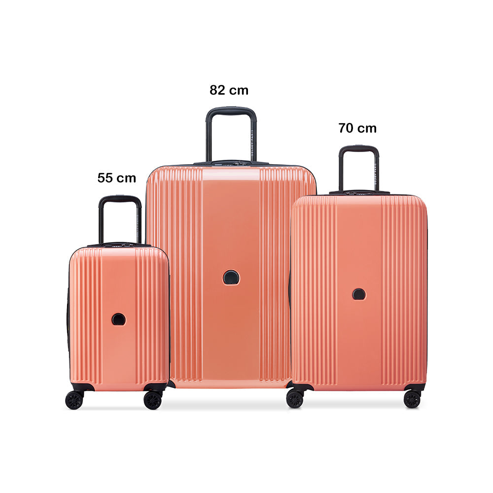 Delsey Ophelie 3 Piece Luggage SET 55+70+82cm