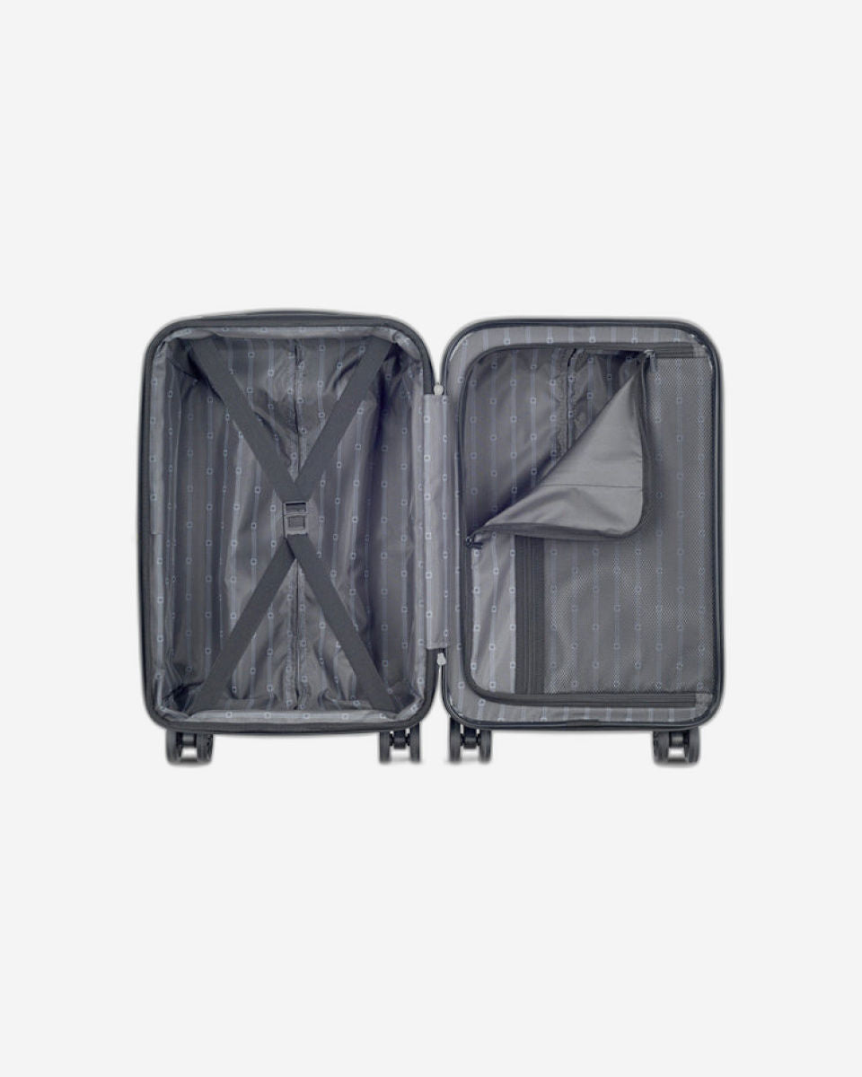 Delsey Paris Ophelie 55+70+82Cm Hardcase 4 Double Wheel Expandable Cabin & Check-In Luggage Trolley Set Glossy Pink + Free  Agreable Backpack