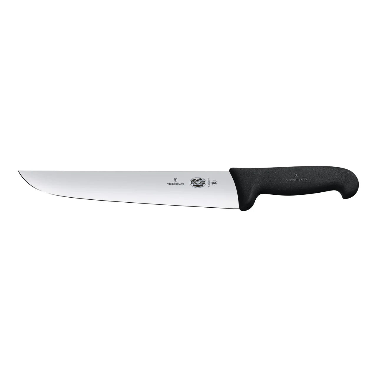 Victorinox Breaking Knife Fibrox Slaughter And Butcher Knife 28Cm Straight Black - 5.5203.28