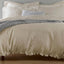 Christy Organic Cotton Retreat Ruffle Duvet Cover Oat