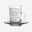 Dimlaj Kareem Tea Cups 6Pc Platinum