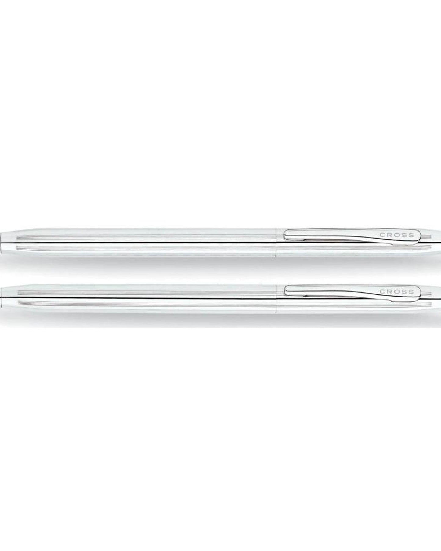 Cross Classic Century® Lustrous Chrome Pen and Pencil Set - 350105
