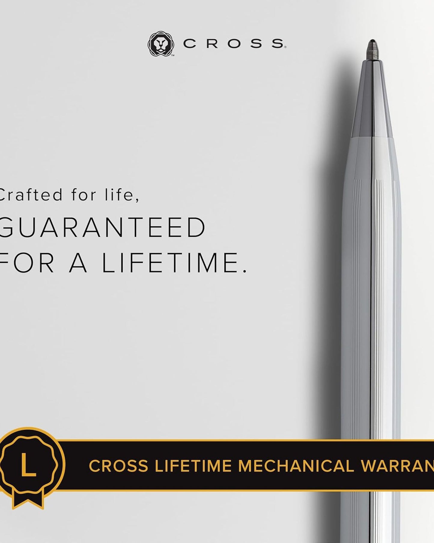 Cross Century® Ii Lustrous Chrome With Polished Chrome Appointments Ballpoint Pen - 3502WG