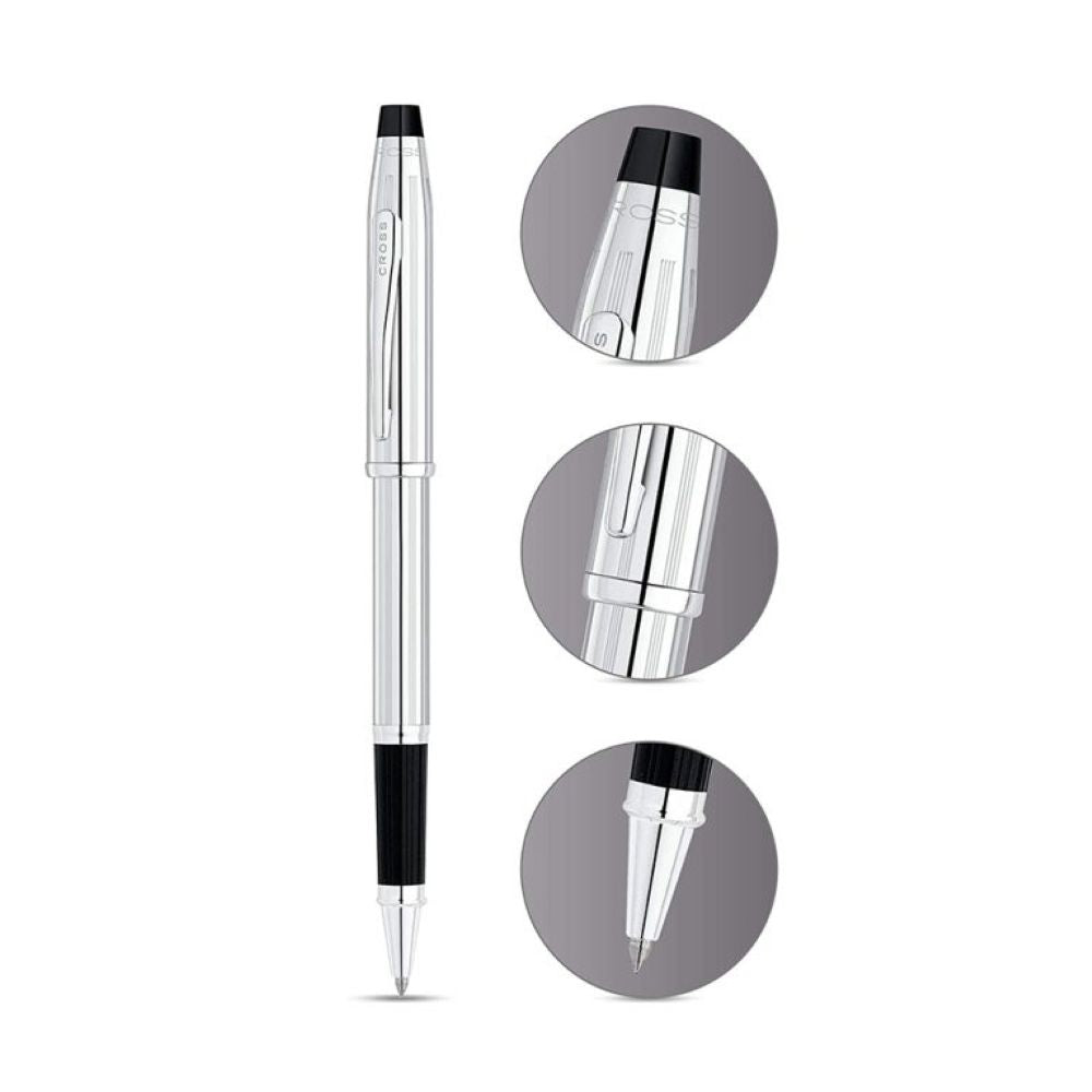 Century® II Lustrous Chrome Rollerball Pen 3504