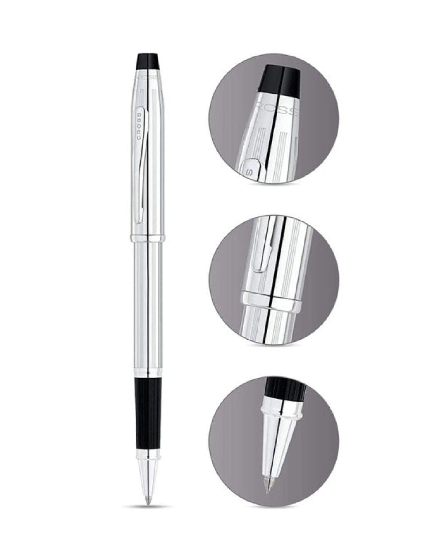 Century® II Lustrous Chrome Rollerball Pen 3504