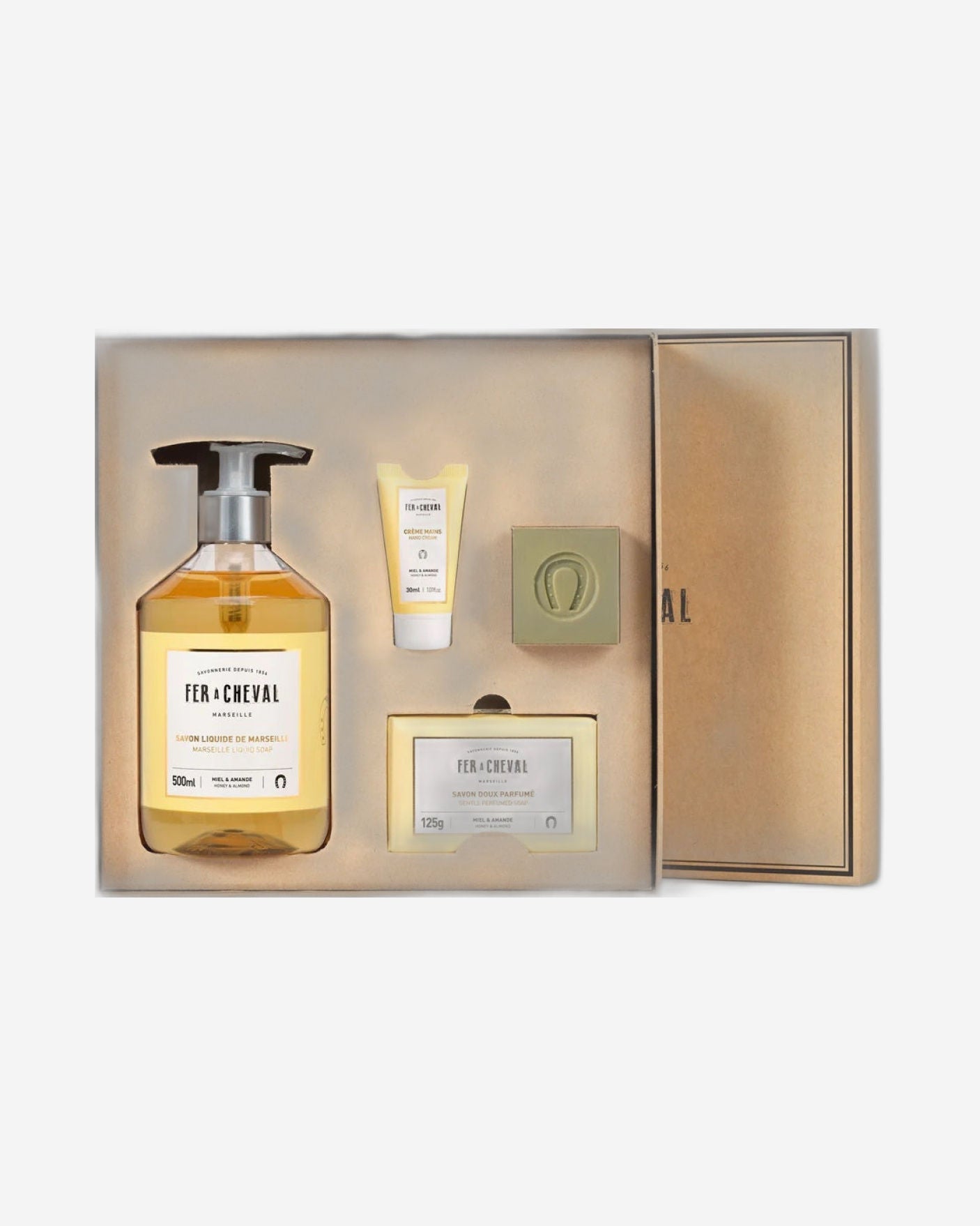 Fer A Cheval "Coffret Gourmandise" Pure Olive Honey & Almond - Gift Set