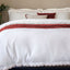 Christy Scallop Edge Duvet Cover Fire
