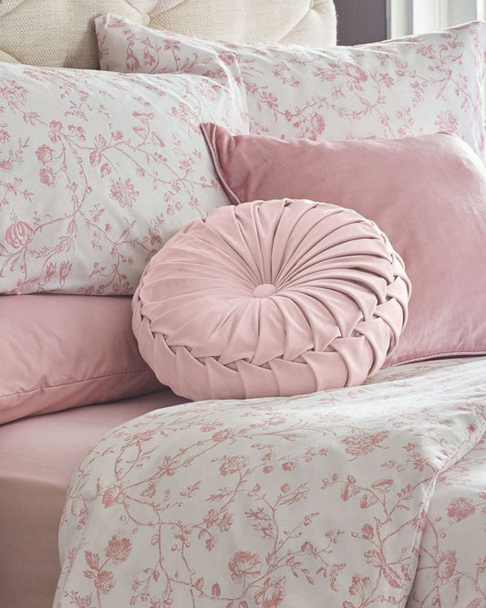 Laura Ashley "Aria" Duvet Cover Set in Blush