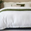 Christy Scallop Edge Duvet Cover Matcha