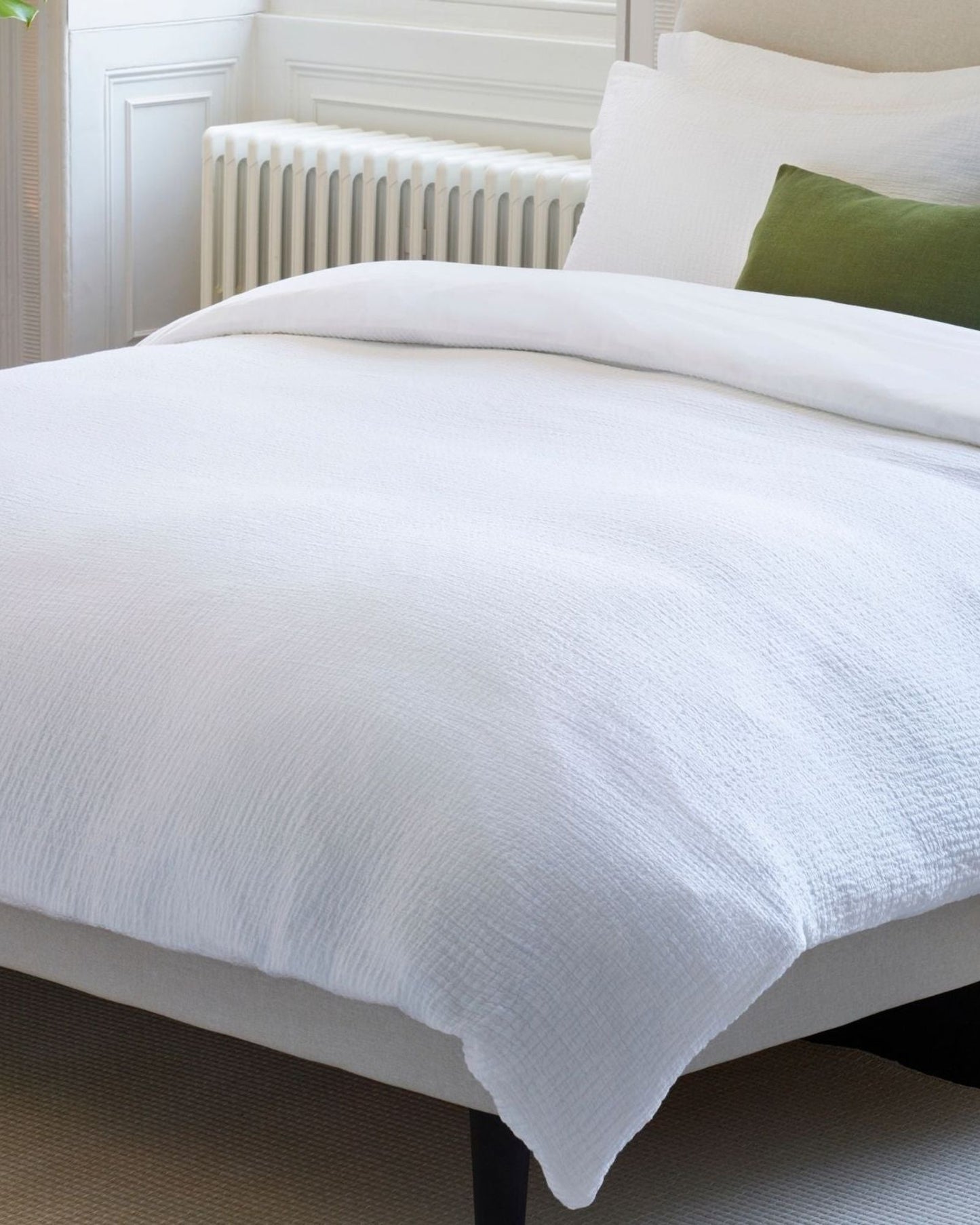 Jasper Conran "Double Weave" Duvet Cover Set in White