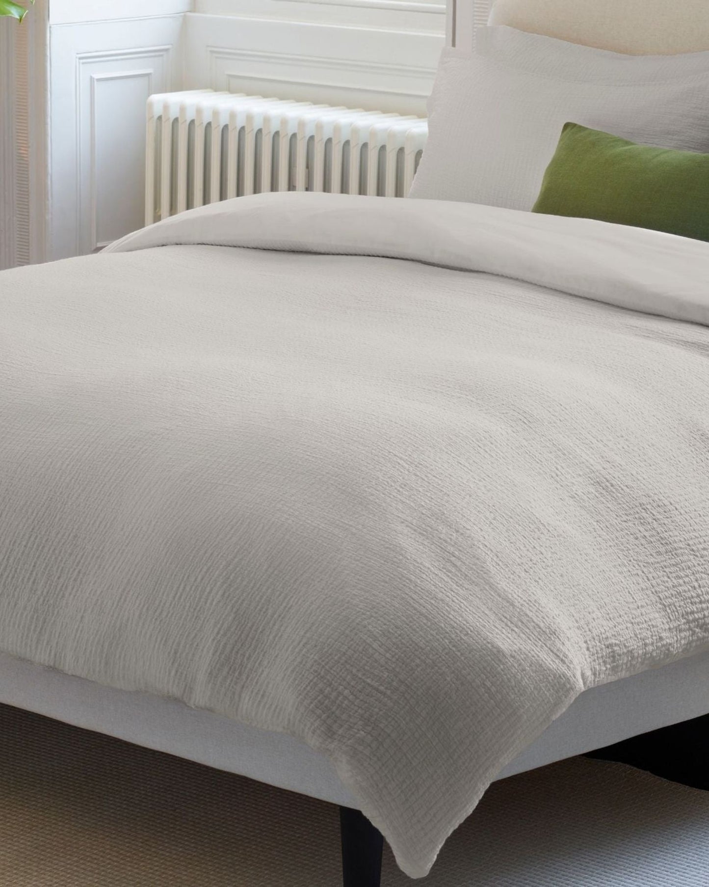Jasper Conran "Double Weave" Duvet Cover Set in Lunar Rock