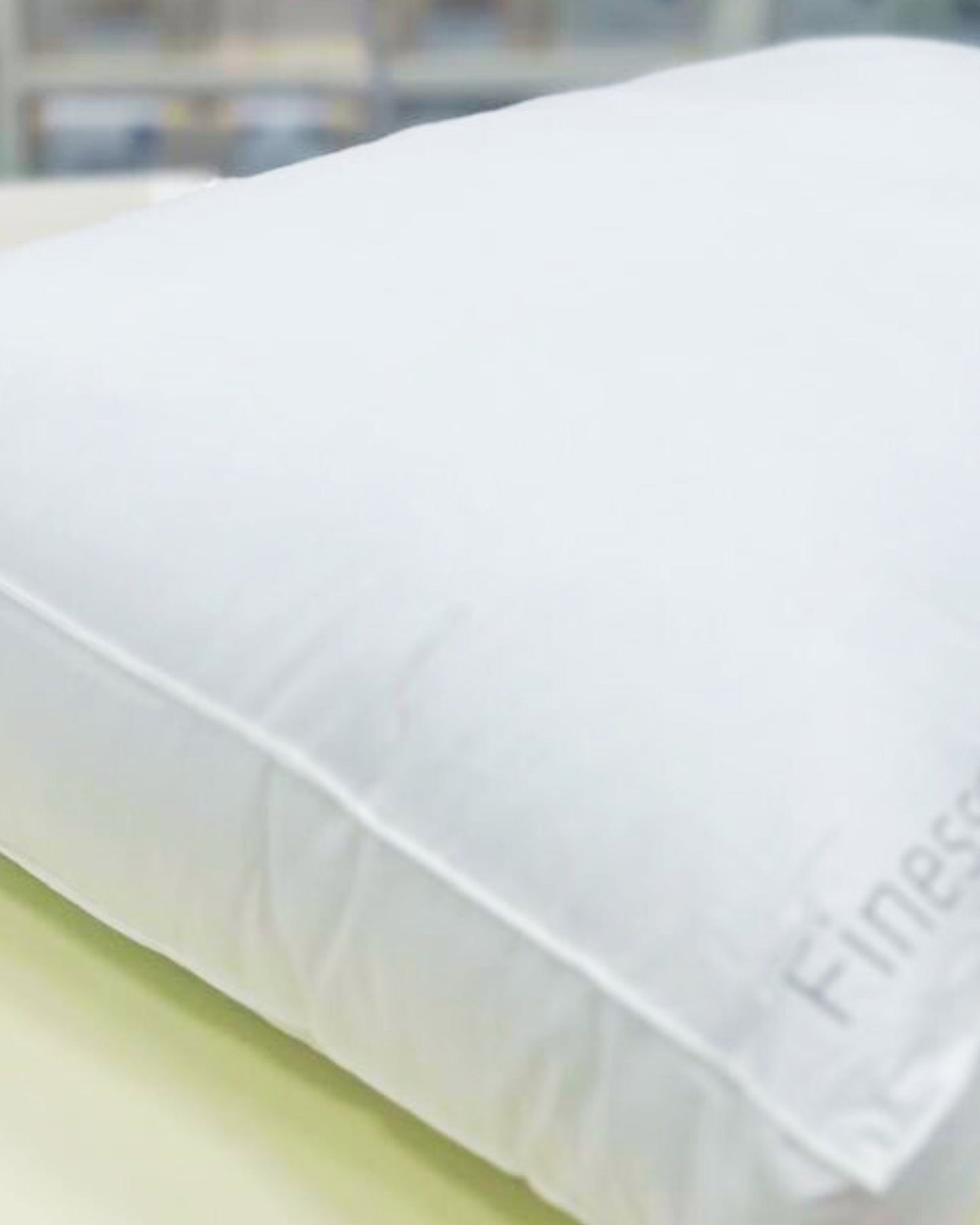 Kauffmann "Finesse" Microfiber Baffle Filled  Pillow - 50 x 75 cm