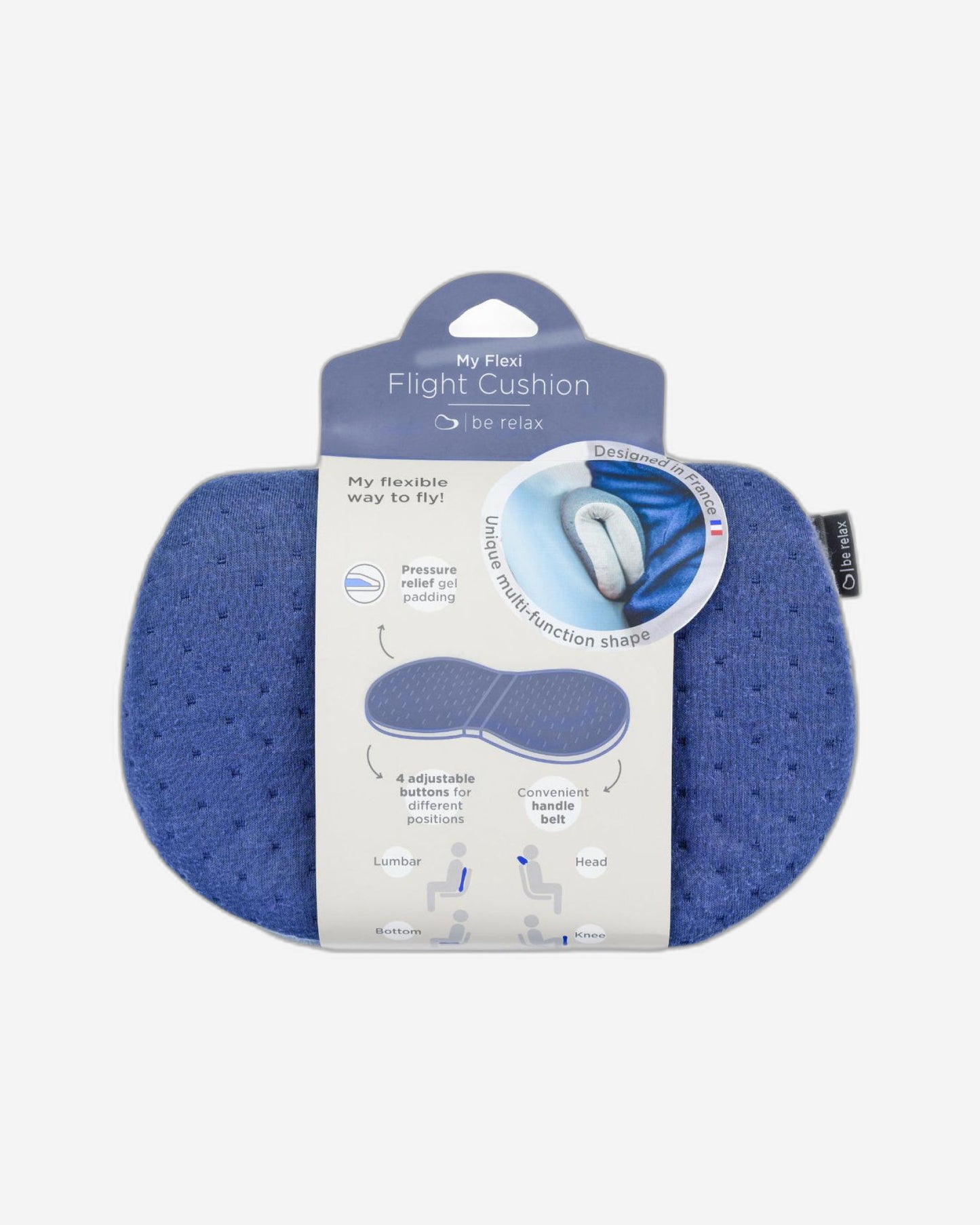 Be Relax My Flexi Flight Cushion - Blue