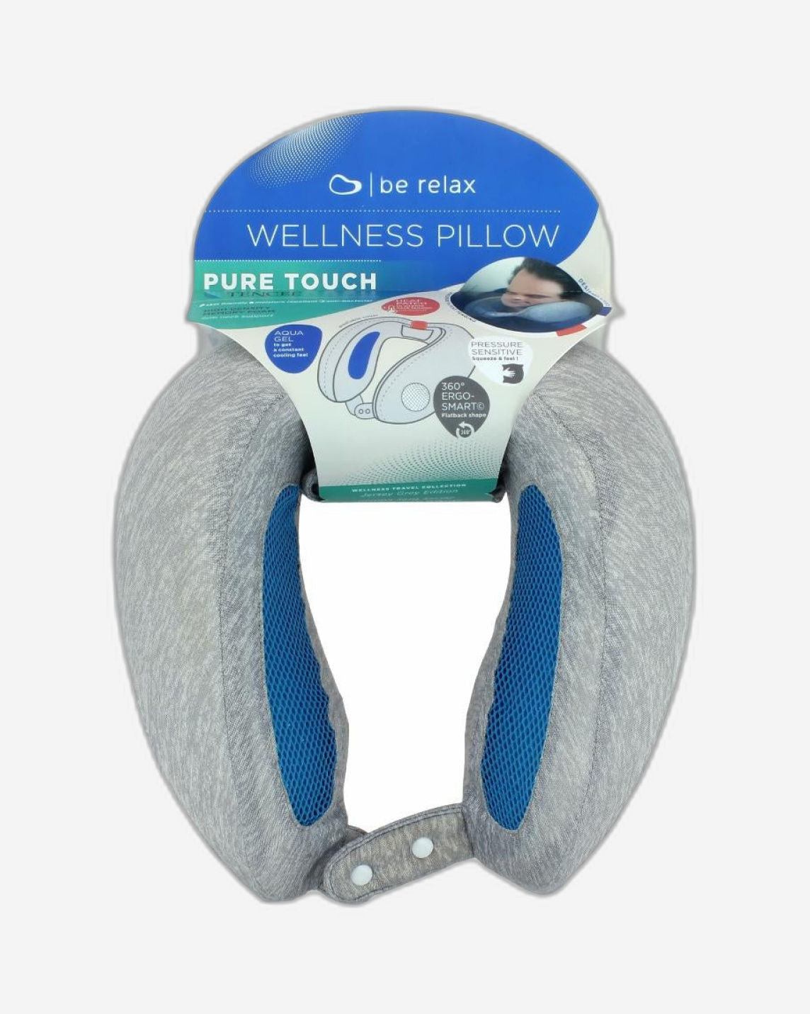 Be Relax Pure Touch Memory Foam - Jersey Grey