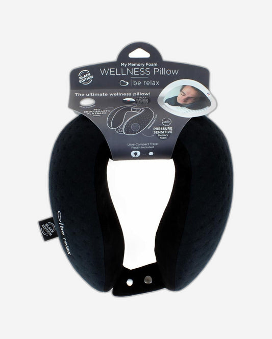 Be Relax My Memory Foam Ultimate Welllness Pillow - Black