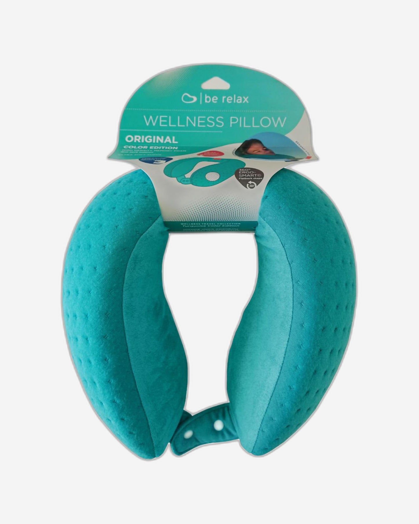 Be Relax My Memory Foam Ultimate Welllness Pillow - Turquoise