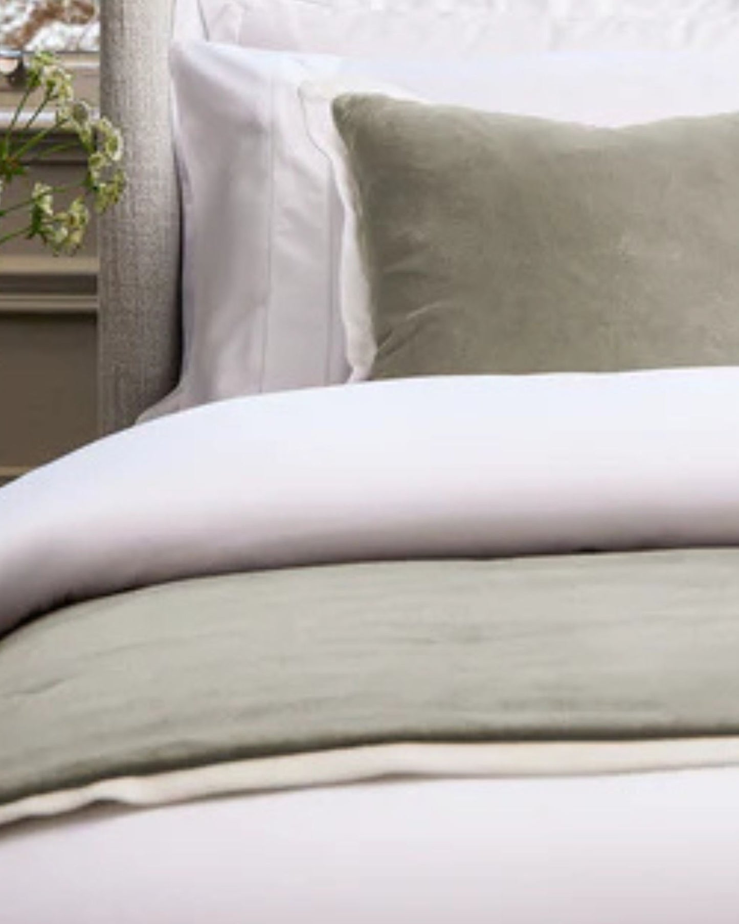 Christy "Eltham" Decorative Filled Cushion in Sand (Silver)