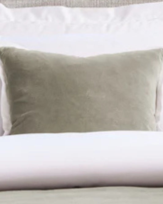 Christy "Eltham" Decorative Filled Cushion in Sand (Silver)