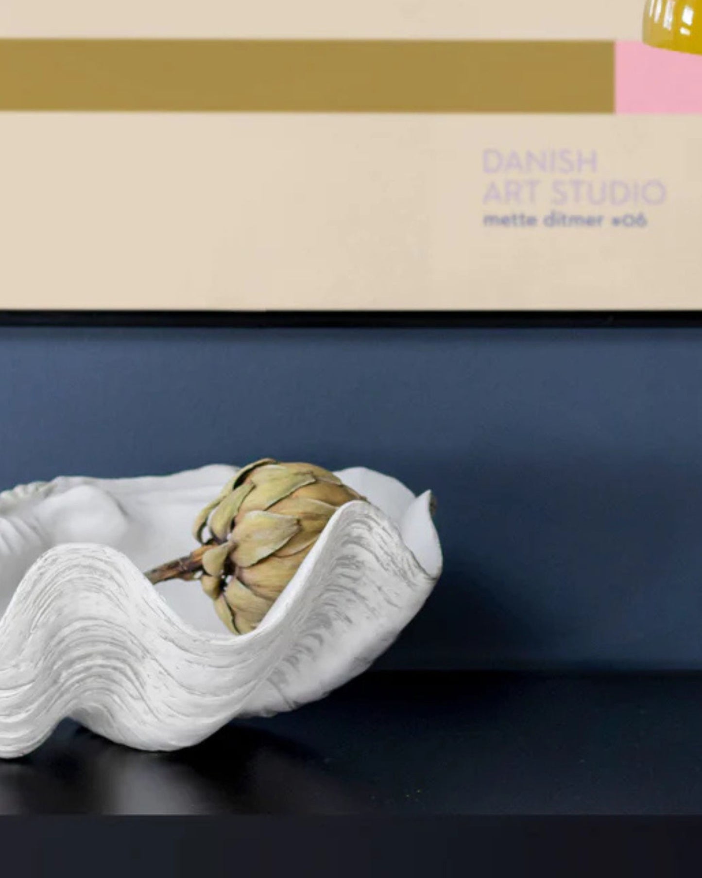 Mette Ditmer "Large Shell" Art Piece in White
