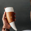 Goat Story Mug Brown Real Leather 470Ml