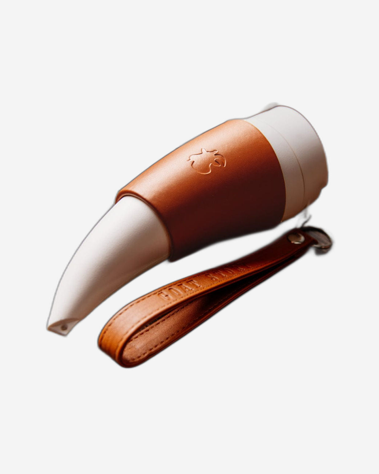 Goat Story Mug Brown Faux Leather 350Ml