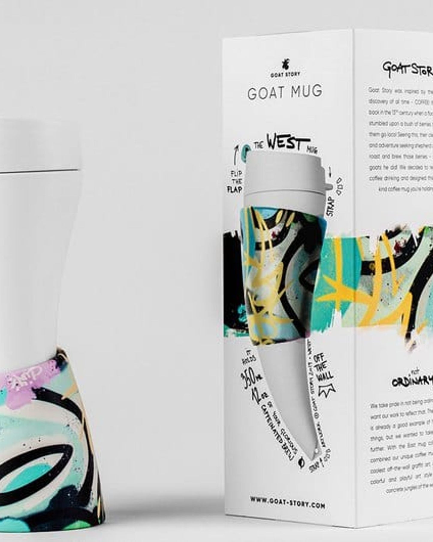 Goat Story Mug West Faux Leather 350Ml