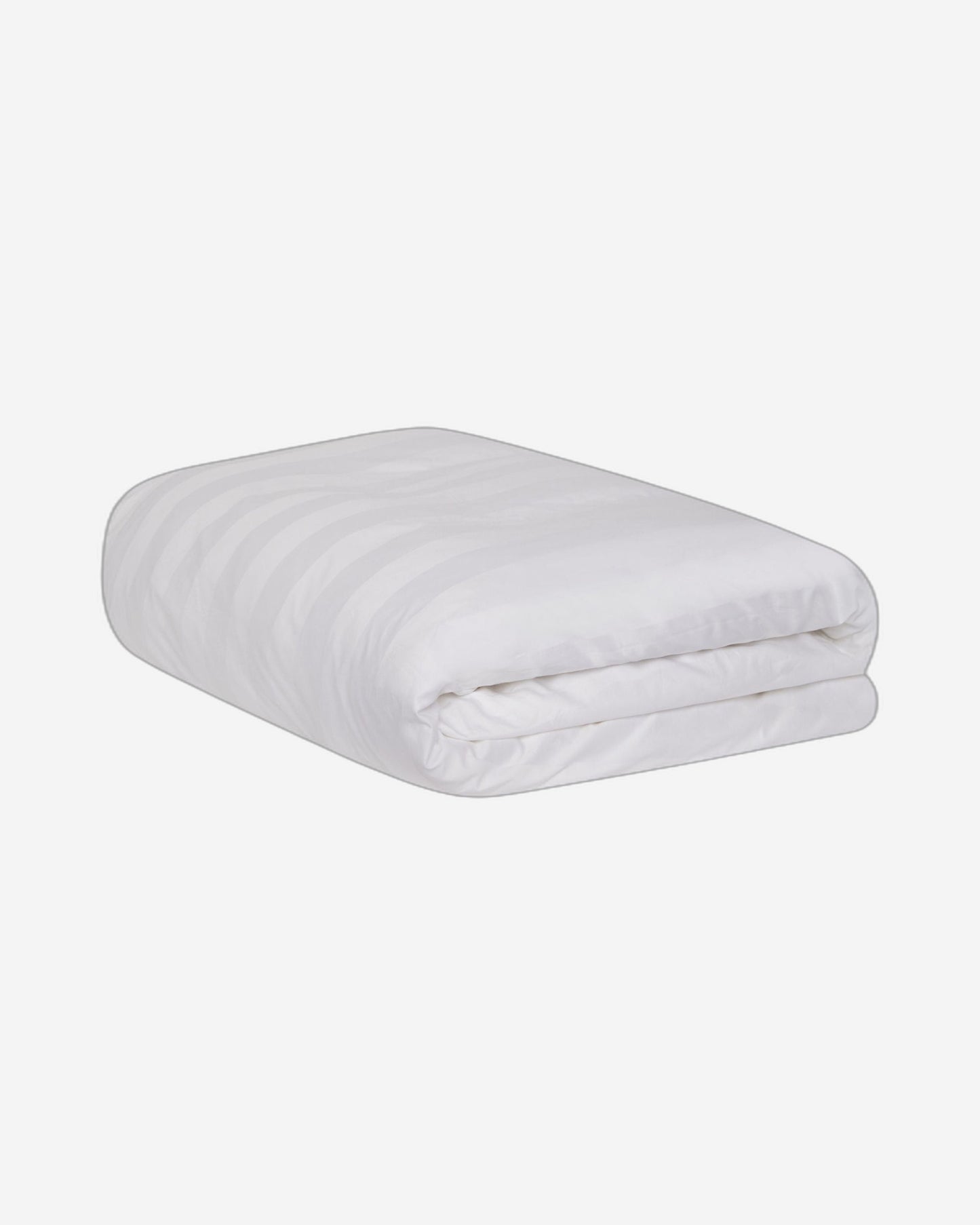 Jasper Conran "Satin Stripe" 500 Thread Count Duvet Cover in White