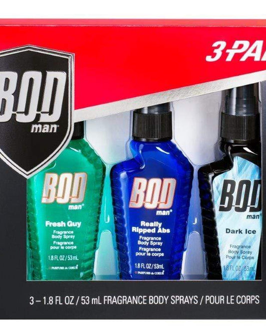Body Fantasies Bod Man 3 Piece Gift Set 53ml