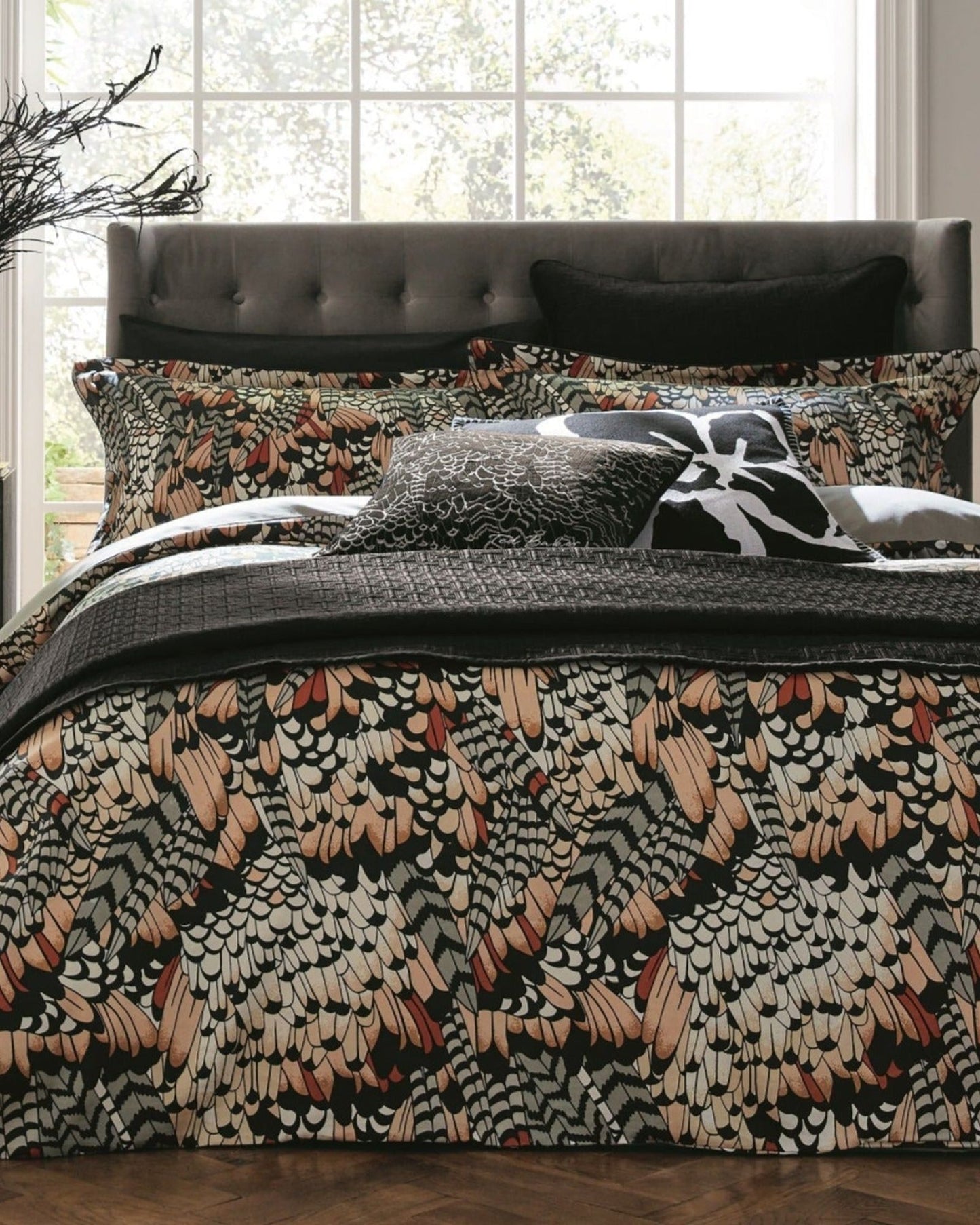 Ted Baker "Feathers" Duvet Cover and Oxford Pillowcases