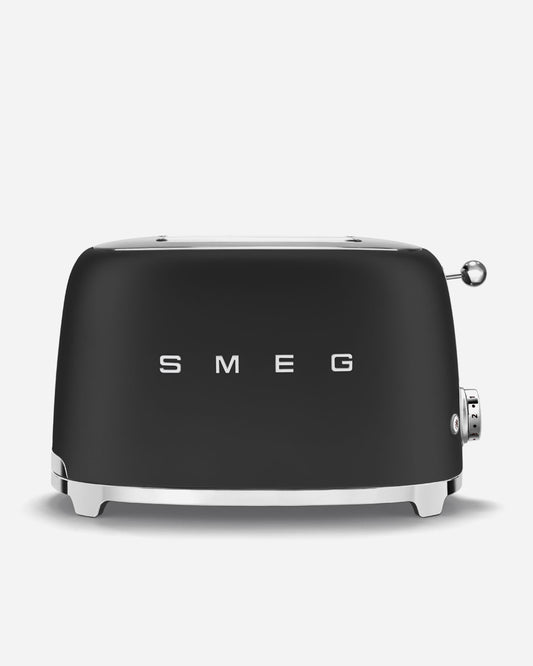 SMEG 2 Slice Toaster with Extra Wide Slots  Matte Black