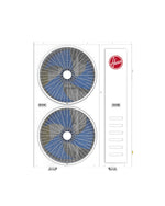 Hoover 4 Ton Double Fan Floor Standing Air Conditioner