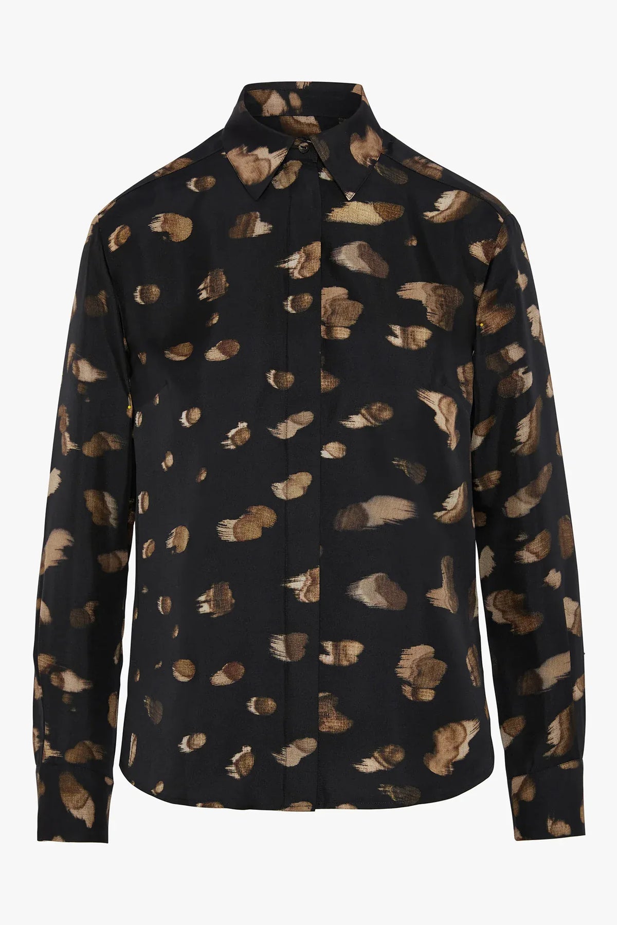 Isabella Silk Twill Printed Shirt