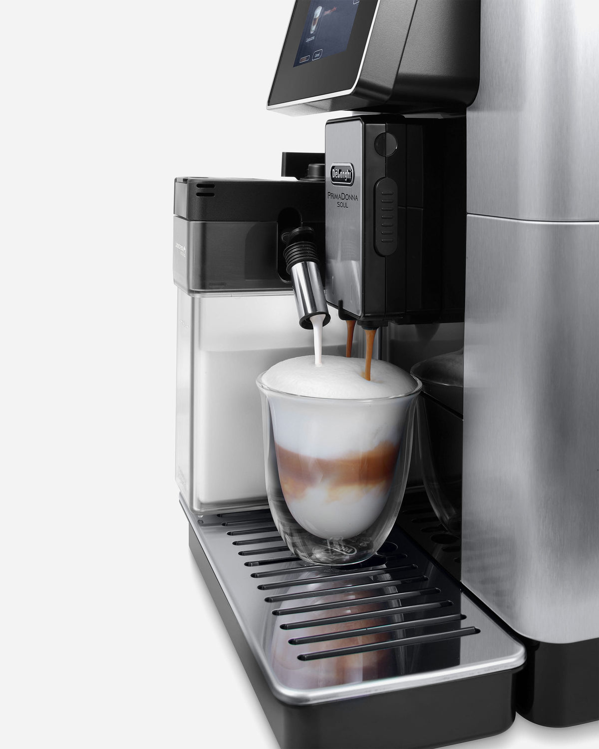 De'Longhi PrimaDonna Soul Bean-to-Cup Coffee Machine, 20+ Coffee Recipes – ECAM610.75.MB (ESMA Certified)