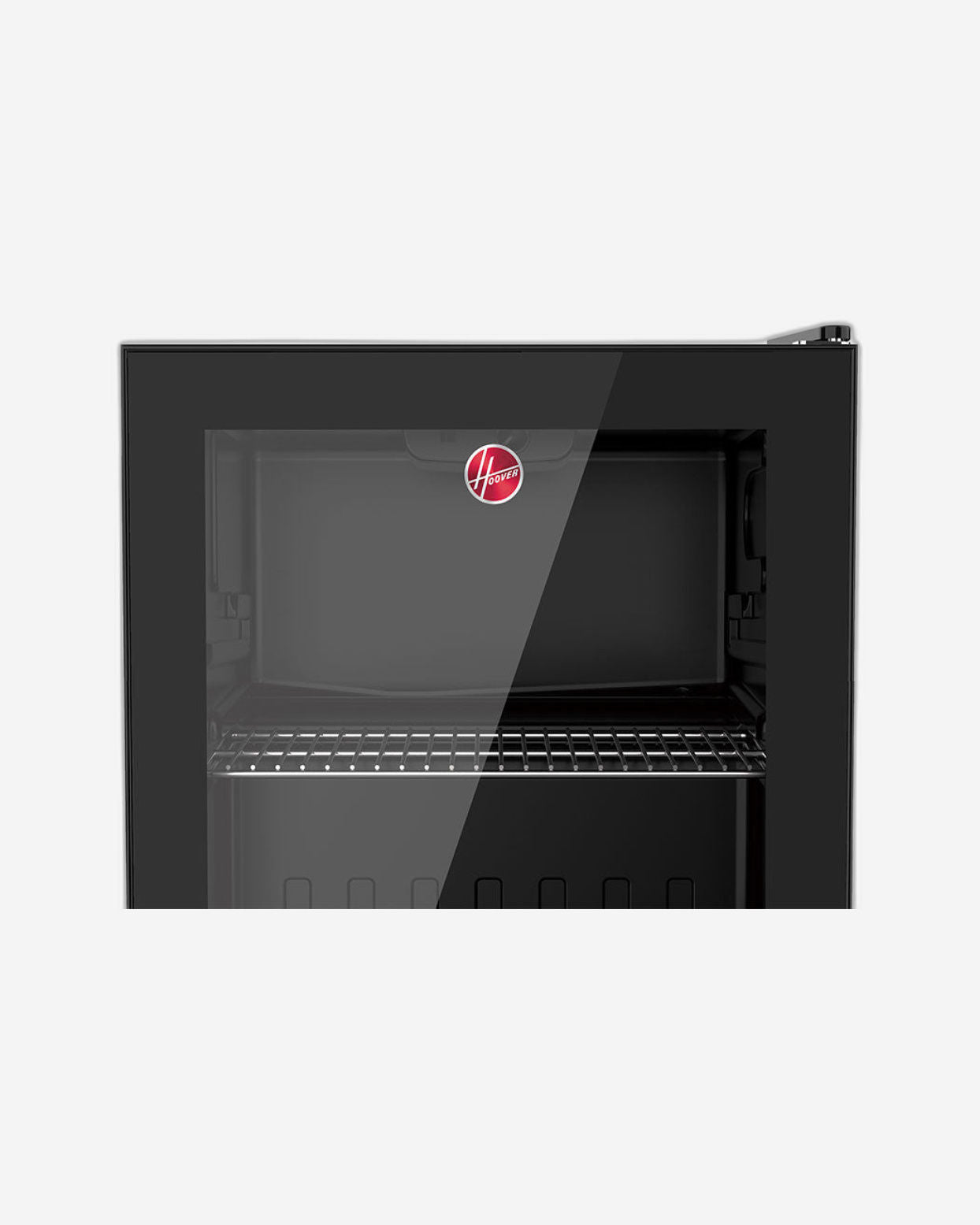 Hoover 65L Cosmetic Cooler - Adjustable Thermostat, Glass Door, LED Light - HBC-K65-B