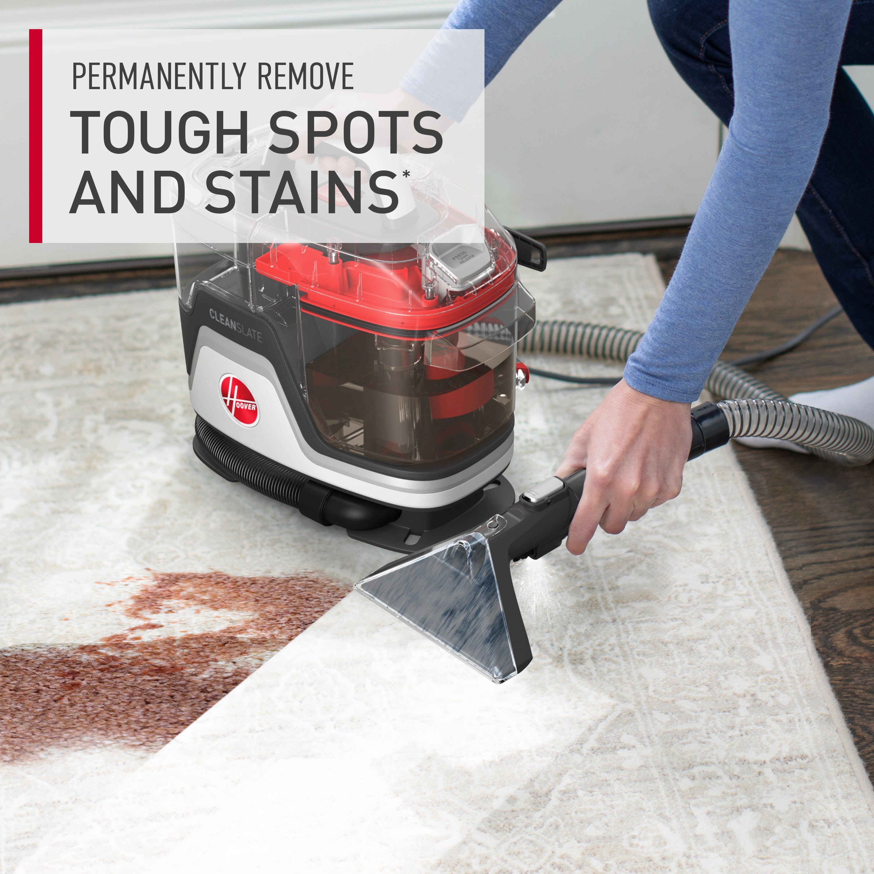 Hoover CDSW-MPME Cleanslate Carpet & Upholstery Powerful, Multi-purpose Spot Cleaner, Stain Remover, Portable,