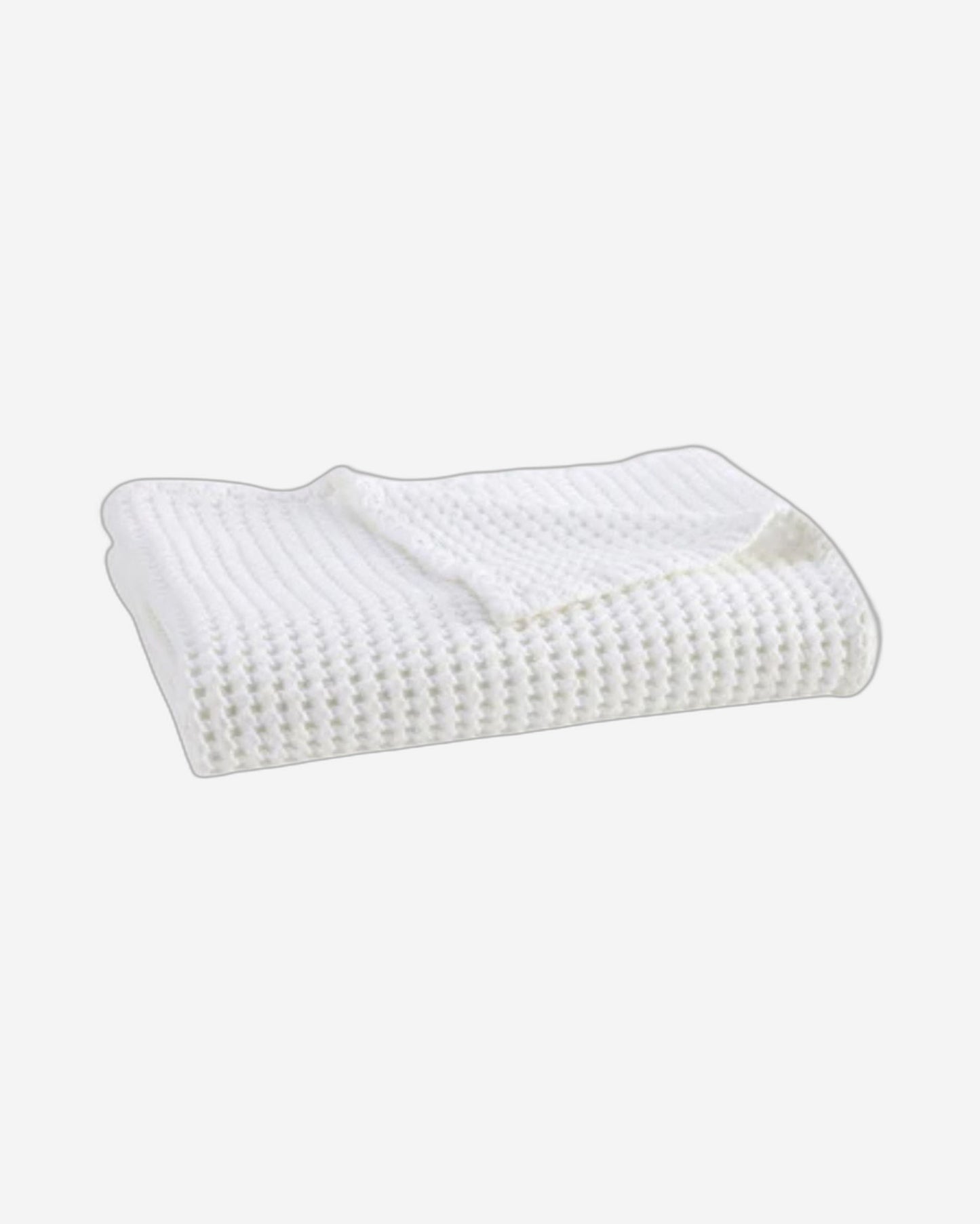 Christy Waffle Bath Towels White