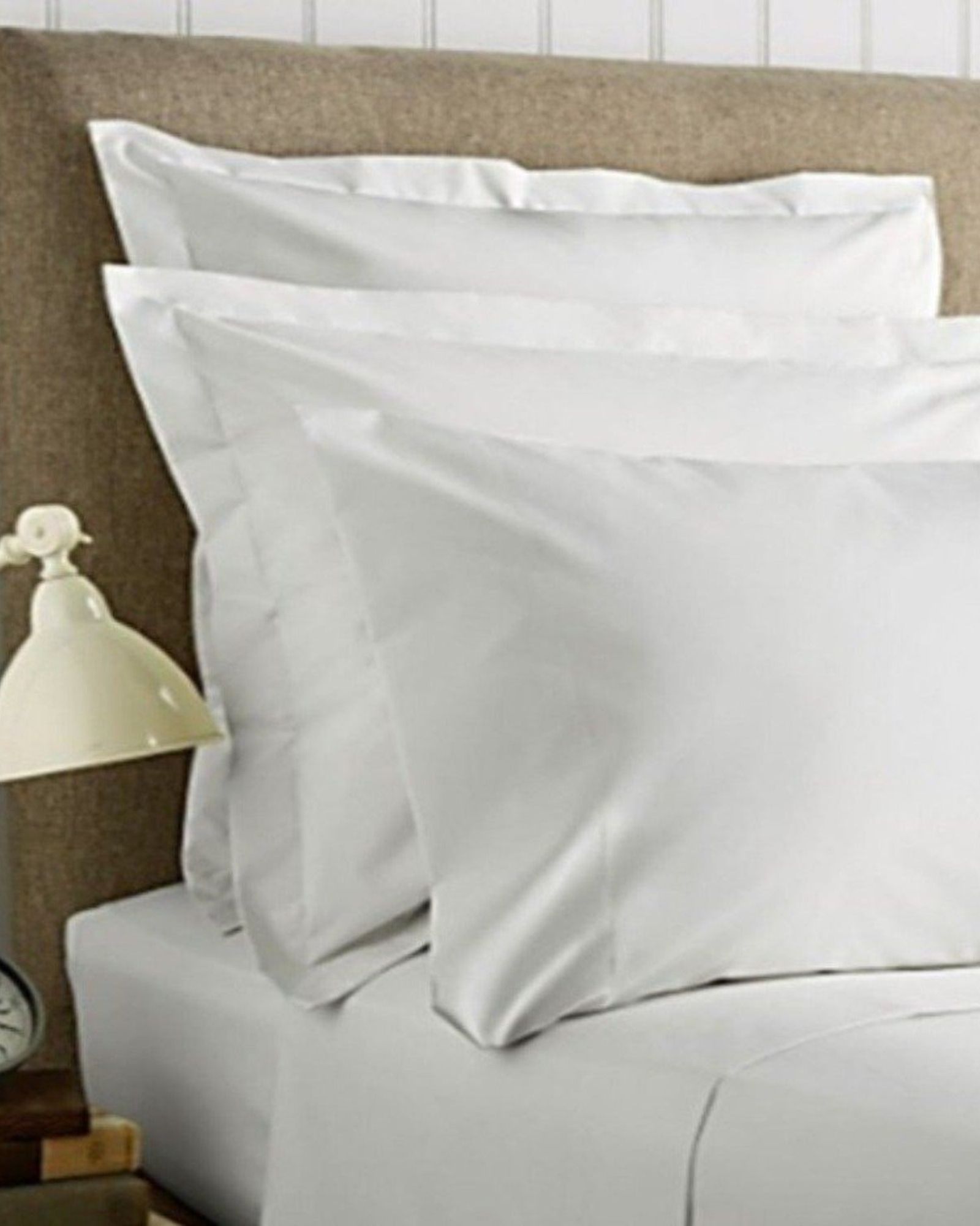 Christy Sateen Sheets 400TC White