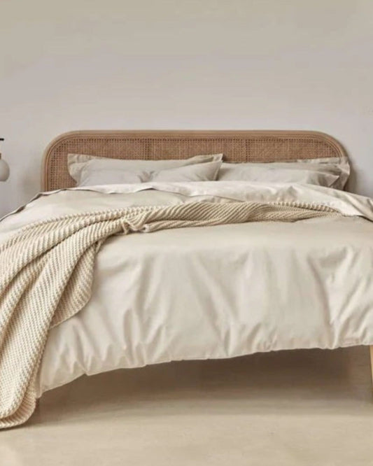 Christy "400 TC Sateen" Plain Dyed Sheets in Linen