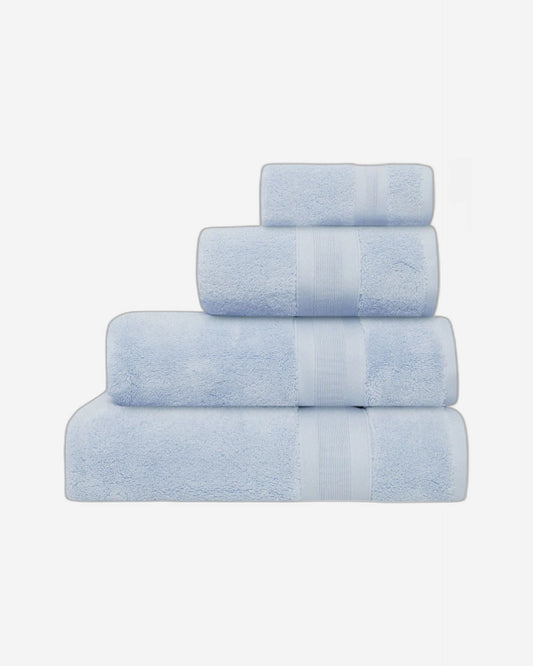 Jasper Conran "Zero Twist Cotton" Bath Towels Collection in Pale Blue