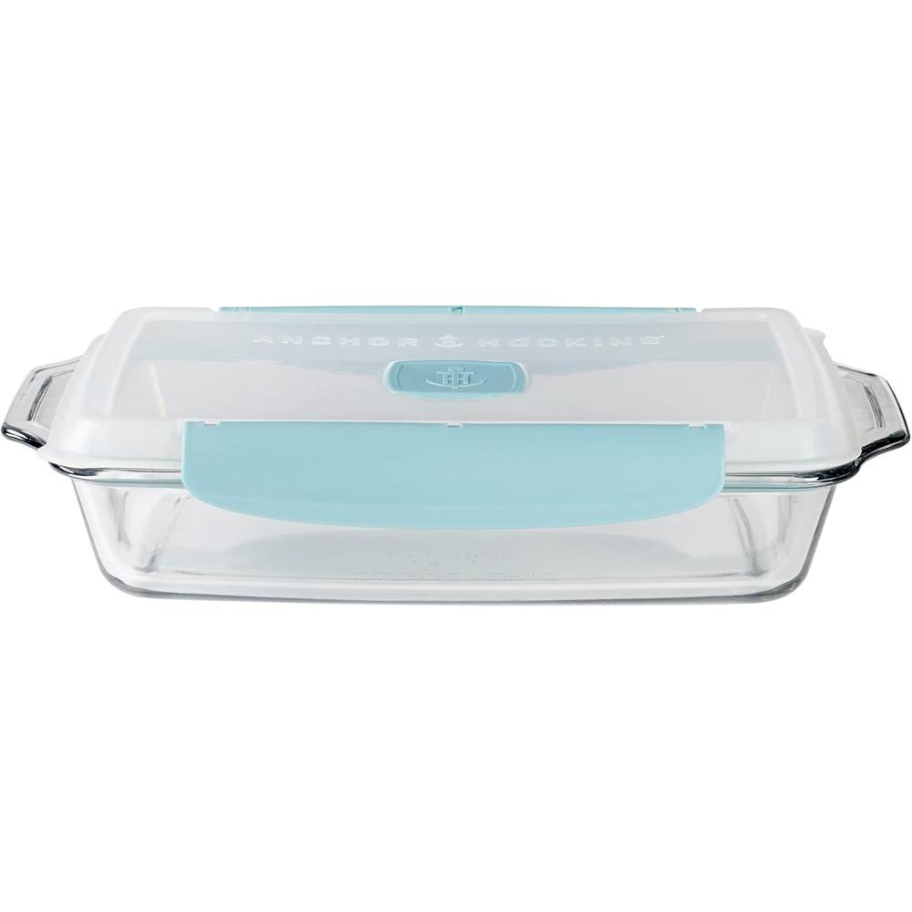Anchor Hocking, Baking Dish with TrueLock Locking Lid-(14016), 3.0Ltr, Rectangle