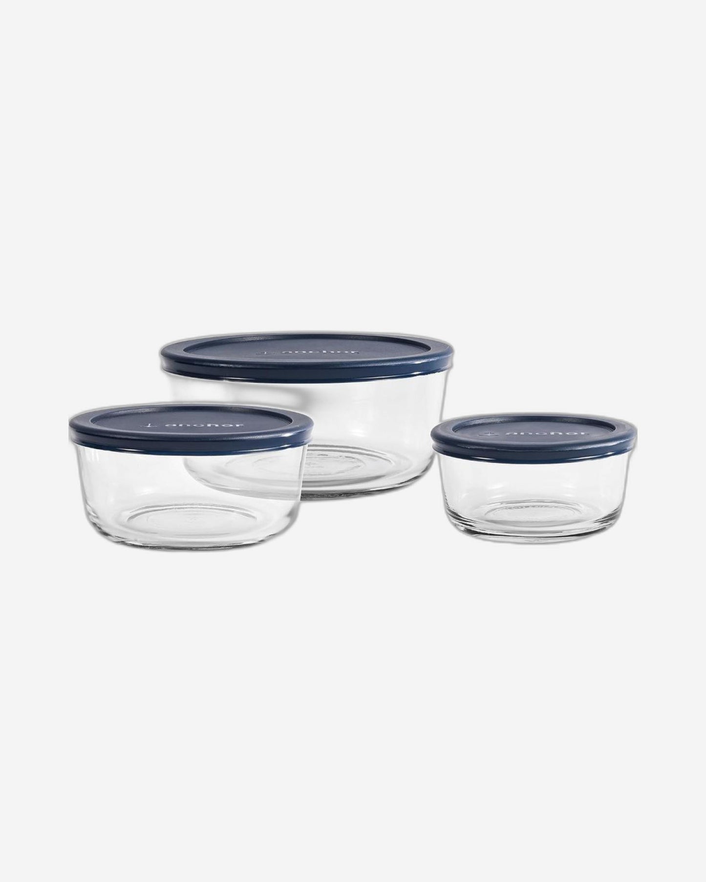 Anchor Hocking Storage Set 6Pc Glass