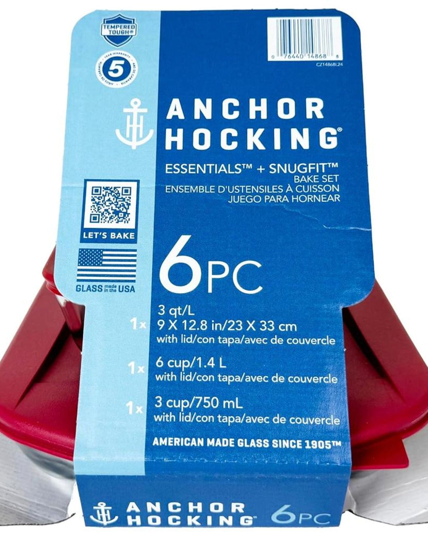 Anchor Hocking Essential Set 6Pc Glass