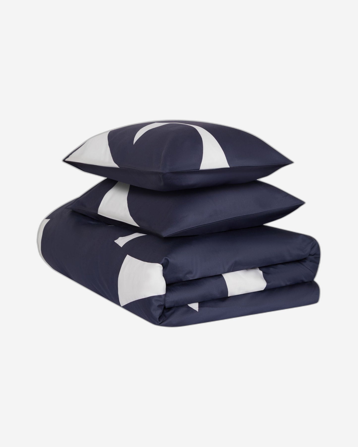 Jasper Conran "Graphic Print" 300TC Duvet Cover Set in Mid Blue