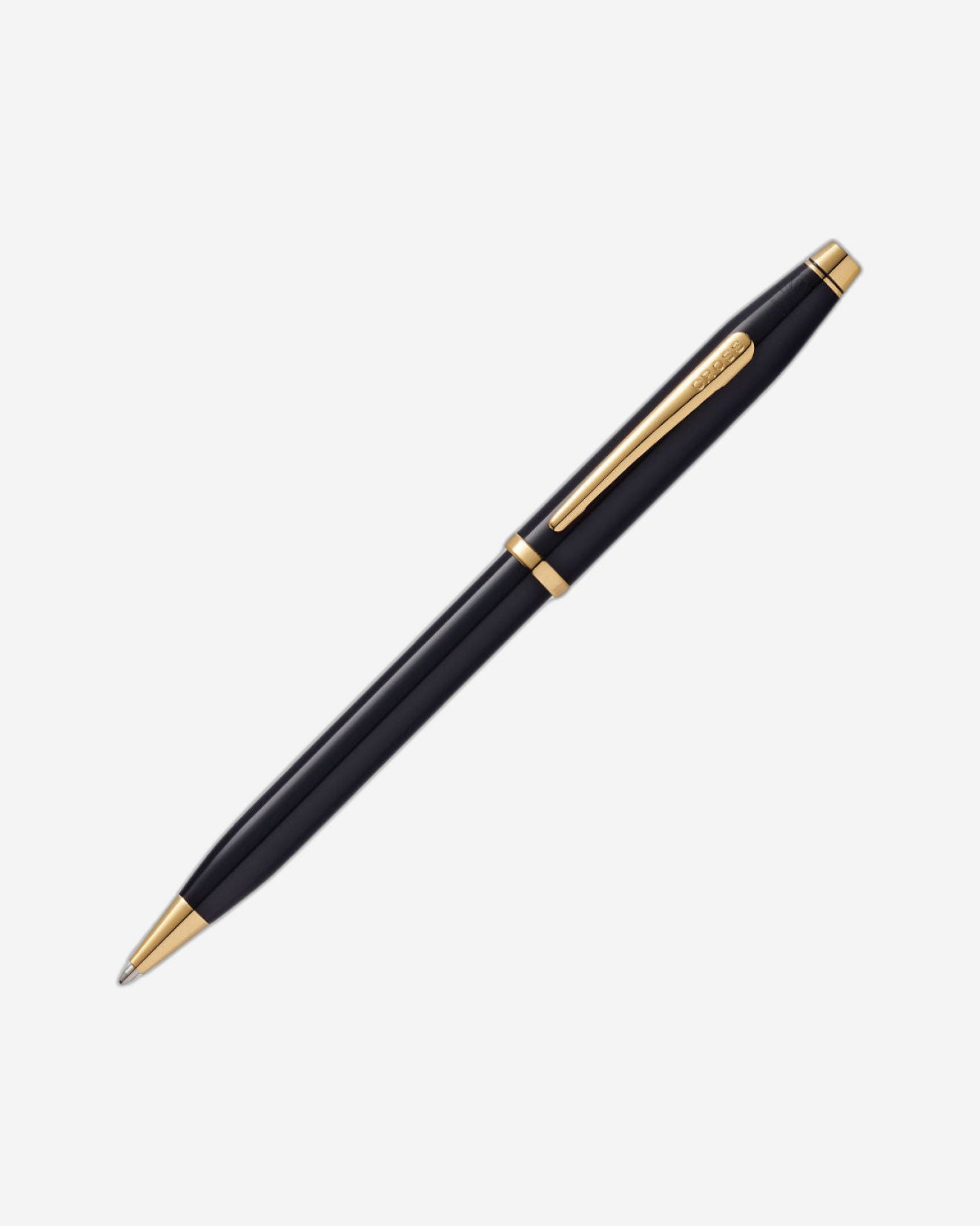 Cross Century® Ii Black Lacquer With 23Kt Gold-Plated Appointments Ballpoint Pen412WG-1
