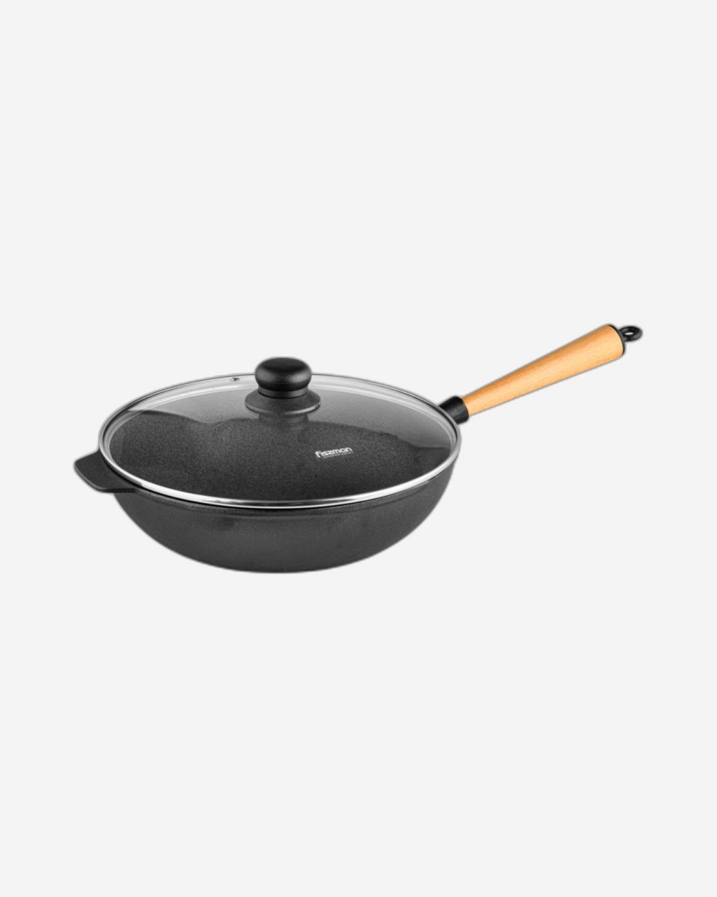 Fissman Wok Cast Iron Black 4L Lid