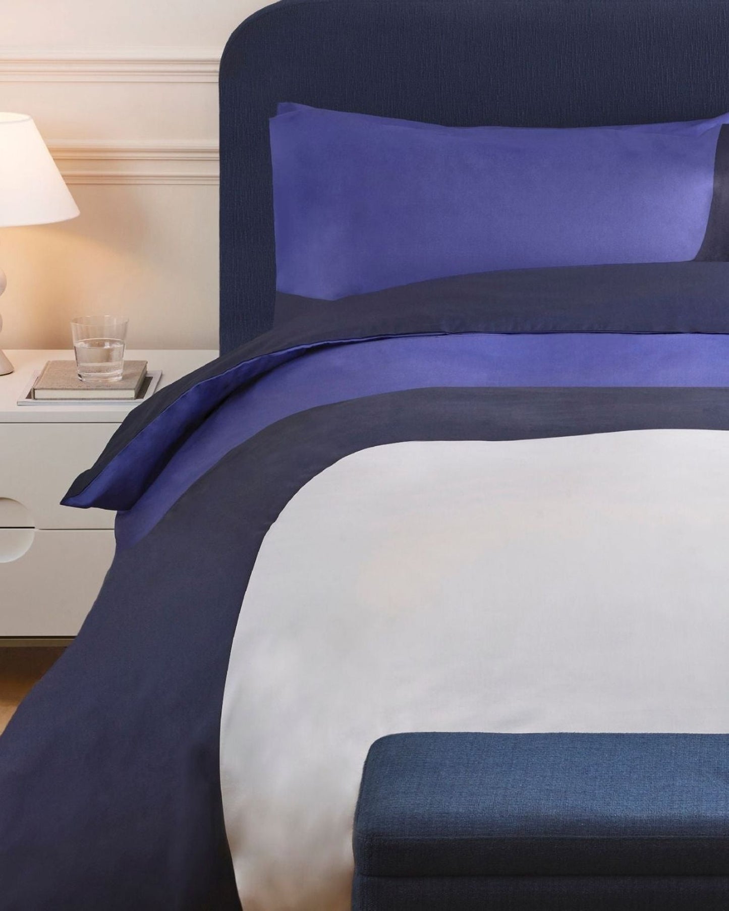 Jasper Conran "Colour Block" Duvet Cover Set in Blue